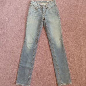 Levi's demi curve modern rise straight leg jeans